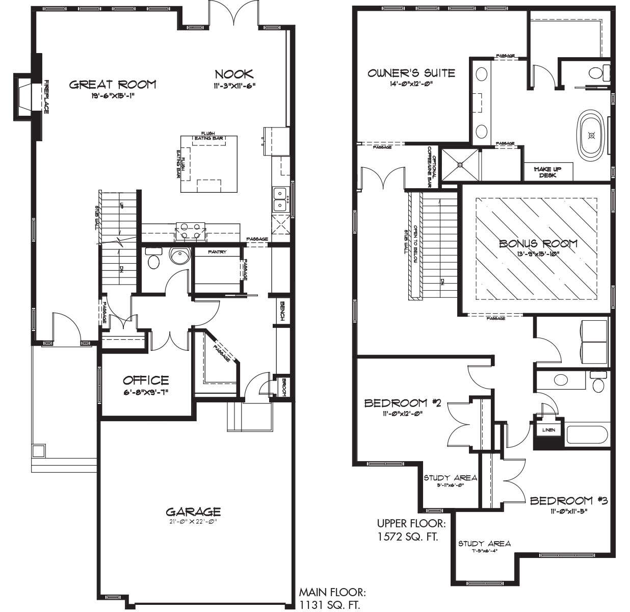 Quincy 2703 Sq Ft Pacesetter Homes