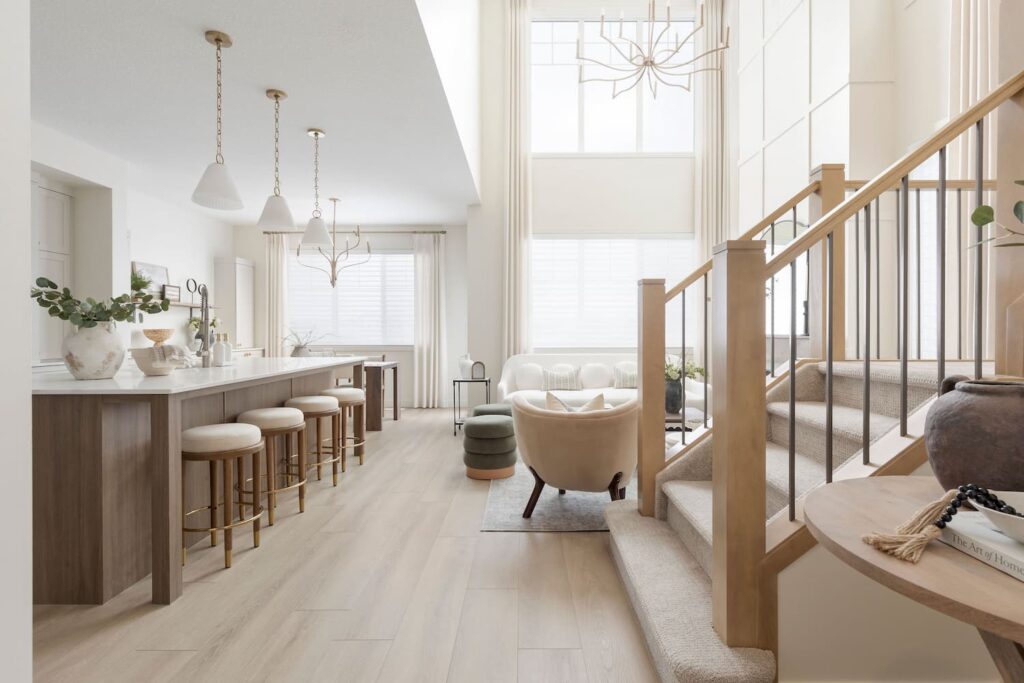 Modern new construction home by Pacesetter Homes in Edmonton, Alberta – 2026 real estate market